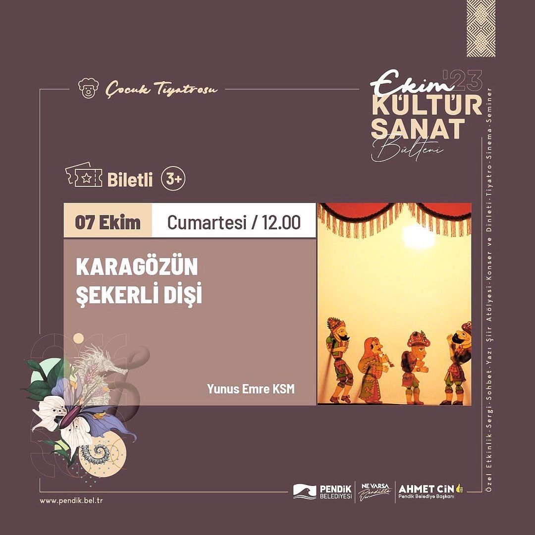Pendik Belediyesi - Çocuk Tiyatrosu (Karagözün Şekerli Dişi)